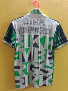 BIKK Plaid Polo Shirt - Green &amp; Navy