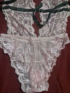 Pink Lace Teddy