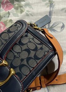 Sold—Coach Tabby 26 Chambray Navy Bag