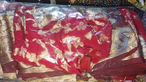 Red Banarasi Saree