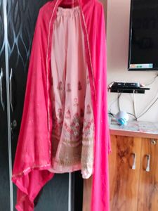 Embroidered and Heavy Sharara with Dupatta