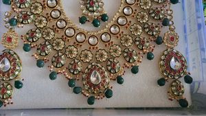 Bridal  Heavy Jewellery In Kundan with Accessories