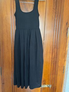 A-Line black dress