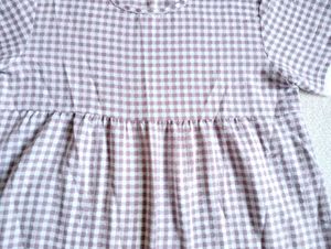 Gingham Print Baby Doll Tops