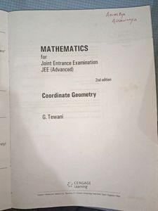 Mathematics For JEE Advanced Co-ordinate Geometry