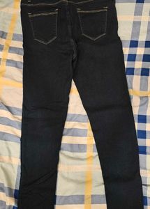 grab high navy blue slim fit jeans