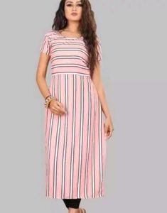 Striped Pink Kurta