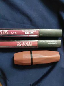 Liquid Lipsticks (Set of 2)And 1Lip Stick