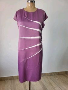 Purple Sheath Dress