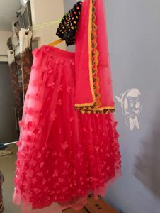 wadding wear flower lehenga choli