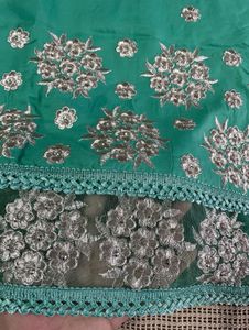 Green Embroidered Salwar Kameez Suit