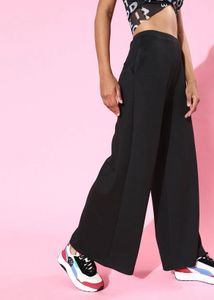 SASSAFRAS Women Black Pant