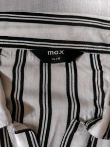 Striped Button-Down Obanai Iguro Top