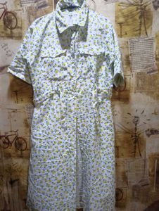 Floral Button-Up Dress