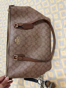 Authentic coach gallery tote canvas bag- USED