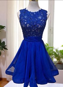 La Femme Royal Blue Cocktail Dress