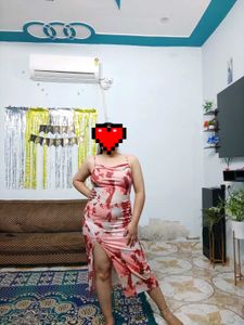 Red &amp; White Floral Slip Dress