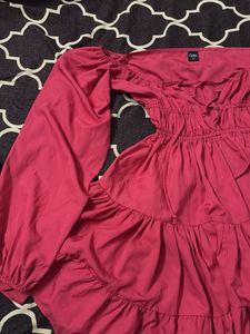 Pink A Line Dress