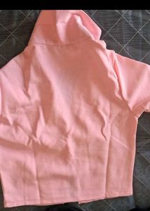 Pink V-Neck Crop Top - New with Tags