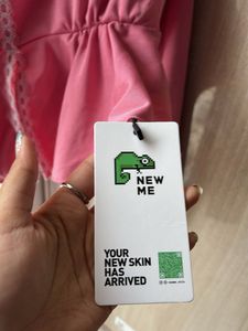 Cute Pink Peplum Top.SIZE-28-32