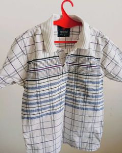 Vintage Printed Striped T-shirt