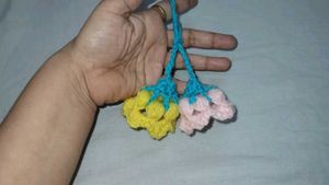 Handmade Crochet Keychain Accessory Bag Mobile