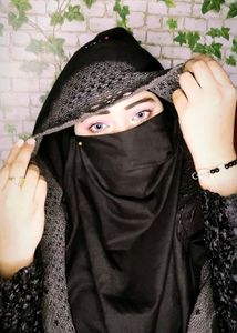 Elegant Black Niqab