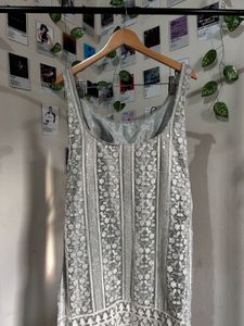 Grey Embroidered Party Wear Set