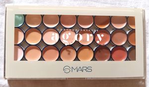 Agory 24 Shade cream palette with a super Pigment