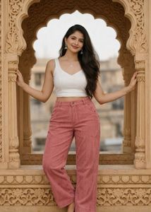 🌸 Blush Pink Corduroy Magic 💗✨ M&amp;S Chic Vibe 🔥!