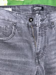 Jack &amp; Jones Grey Denim Jeans