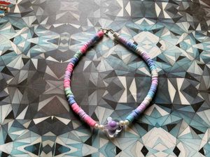 Pastel Heishi Bead Necklace