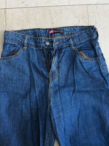 Wide Leg Denim Jeans