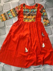 Trendy Rayon A Line Printed Kurtis Women&#39;s !!!
