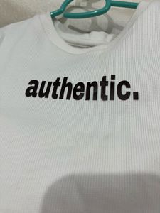 White Sollobell Crop T-shirt Women