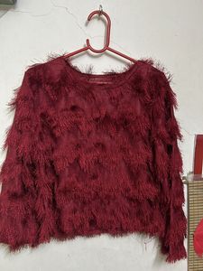 Red Netted Top