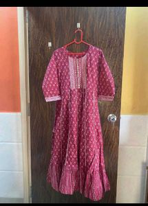 34 Bust Cotton Kurta Set For Woman