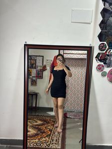 Black Bodycon Mini Dress