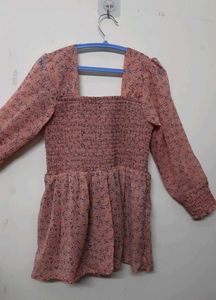 Floral Smocked Top