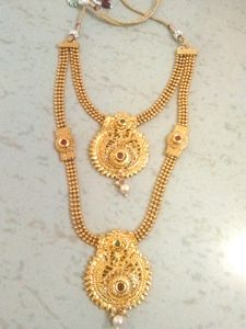 long necklace with Earrings