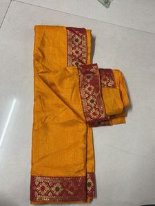 Elegant Yellow Saree