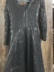 Black Gawn Party Wear