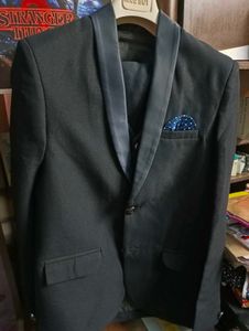 Men Black Blazer