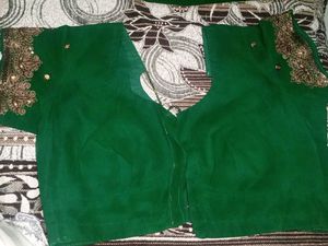 Green 💚 Saree