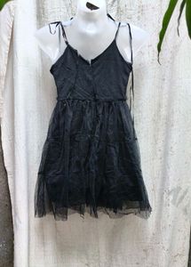 27277. Goth Mini Dress