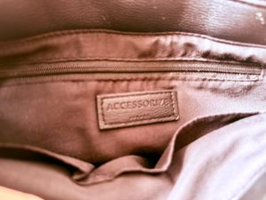Accessorize London Faux Leather Quilted Handbag