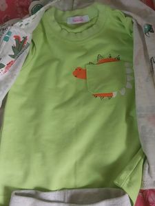 Hopscotch Boyes Cotton T-shirt, Jackets And Pant Set