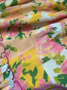 Floral Print Midi Dress-XL