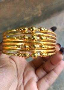 Gold Bangles Set