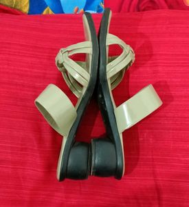 Braided Strap Block Heel Slides - Sag